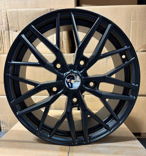 Satin black e146 alloy - black, 18"