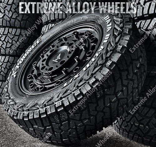 Black at1 alloy wheels - alloy,